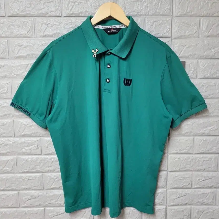 [BUNJANG] M.U Sports Green Golf Polo T-shirt Size 52 / M.U SPORTS 그린 골프 카라티