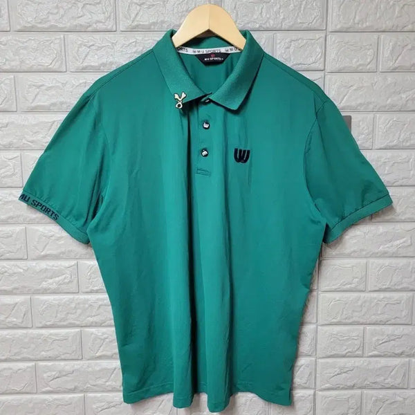 [BUNJANG] M.U Sports Green Golf Polo T-shirt Size 52 / M.U SPORTS 그린 골프 카라티