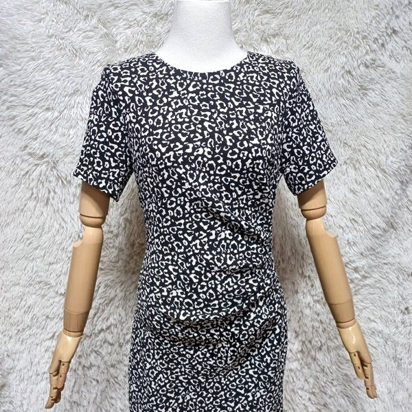 [BUNJANG] JESSI NEW YORK Shirring Women's Summer Short-Sleeve Long Dress / 제시뉴욕 셔링 정품 여자 여름용 여성용 주름 반팔롱원피스84-90