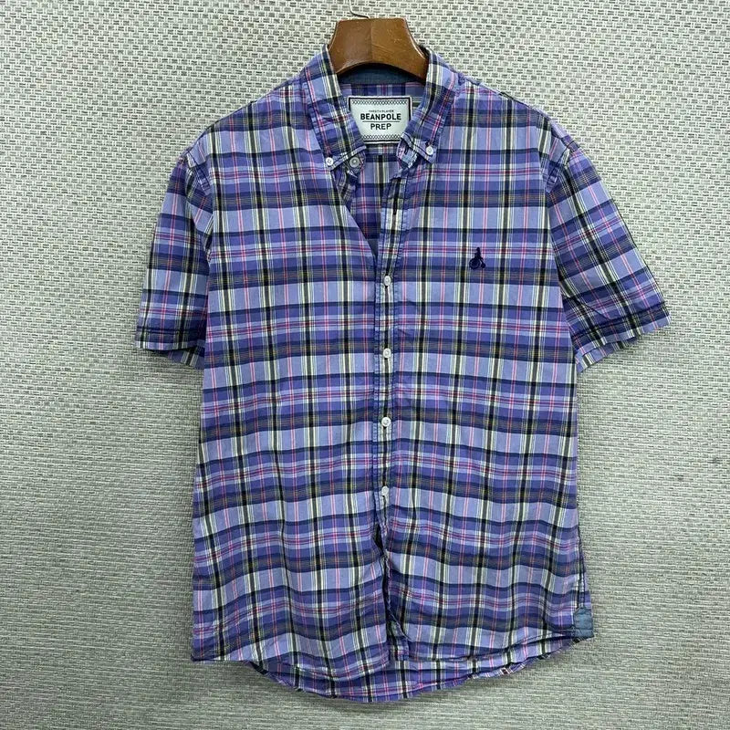 [BUNJANG] Beanpole Short Sleeve Shirt 100 / 빈폴 반팔 셔츠 100 D08377