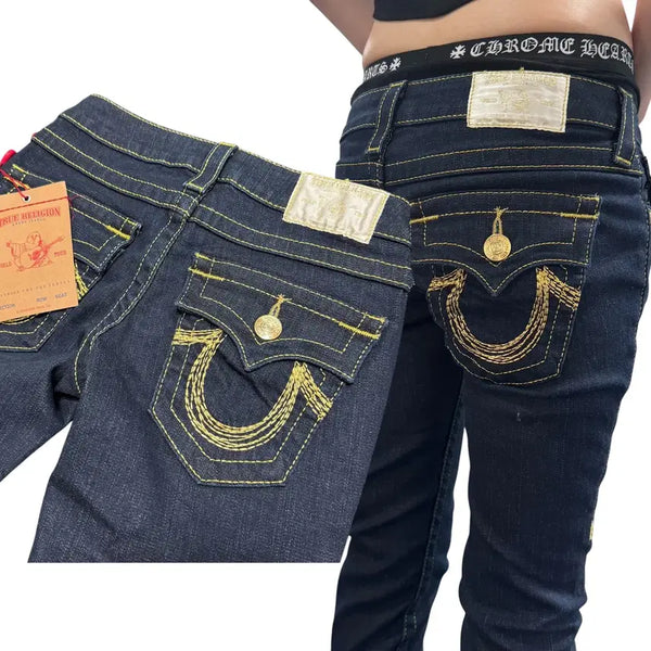 [BUNJANG] Women's True Religion USA Denim Skinny Jeans / 새상품 우먼 트루릴리전 USA 데님 스키니진 (No.62)