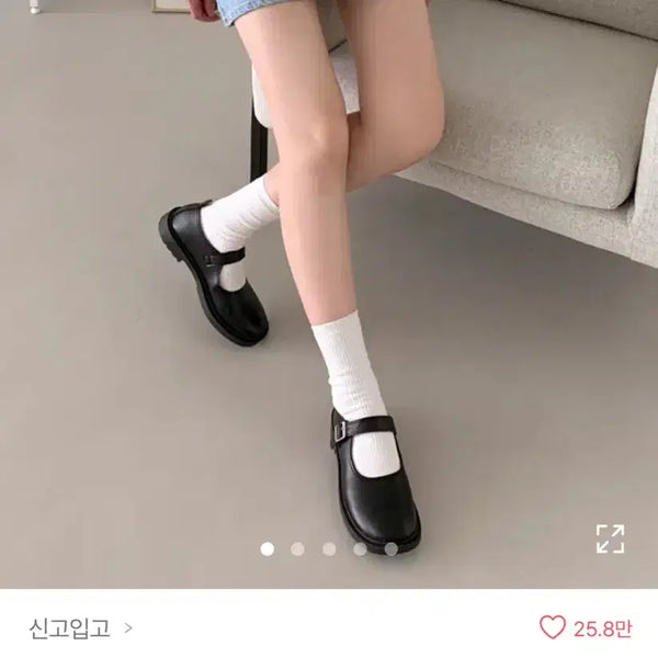 [BUNJANG] Mary Jane Strap Buckle Loafers / 메리제인 스트랩 버클 키치 단화 플랫 신발