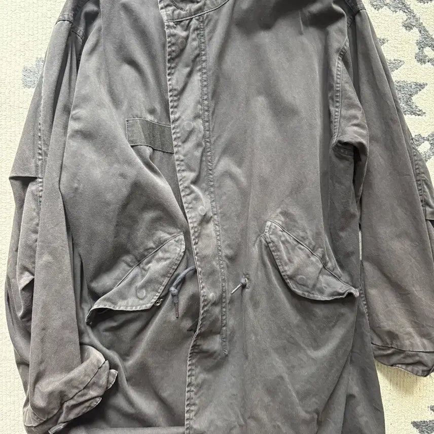 [BUNJANG] Perenn Mods Parka Charcoal Gray / [1] 퍼렌 - 모즈파카 차콜그레이 1회착