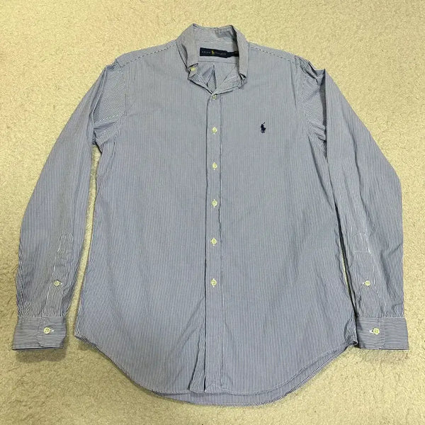 [BUNJANG] Polo Ralph Lauren Striped Shirt Blue S / 폴로 랄프로렌 스트라이프 셔츠 블루 s