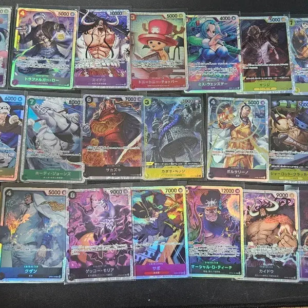 [BUNJANG] One Piece Card Game Parallel SR Card Bundle / 원피스카드 일판 뱃지 레어 패러렐1장 + sr24장 일괄 판매