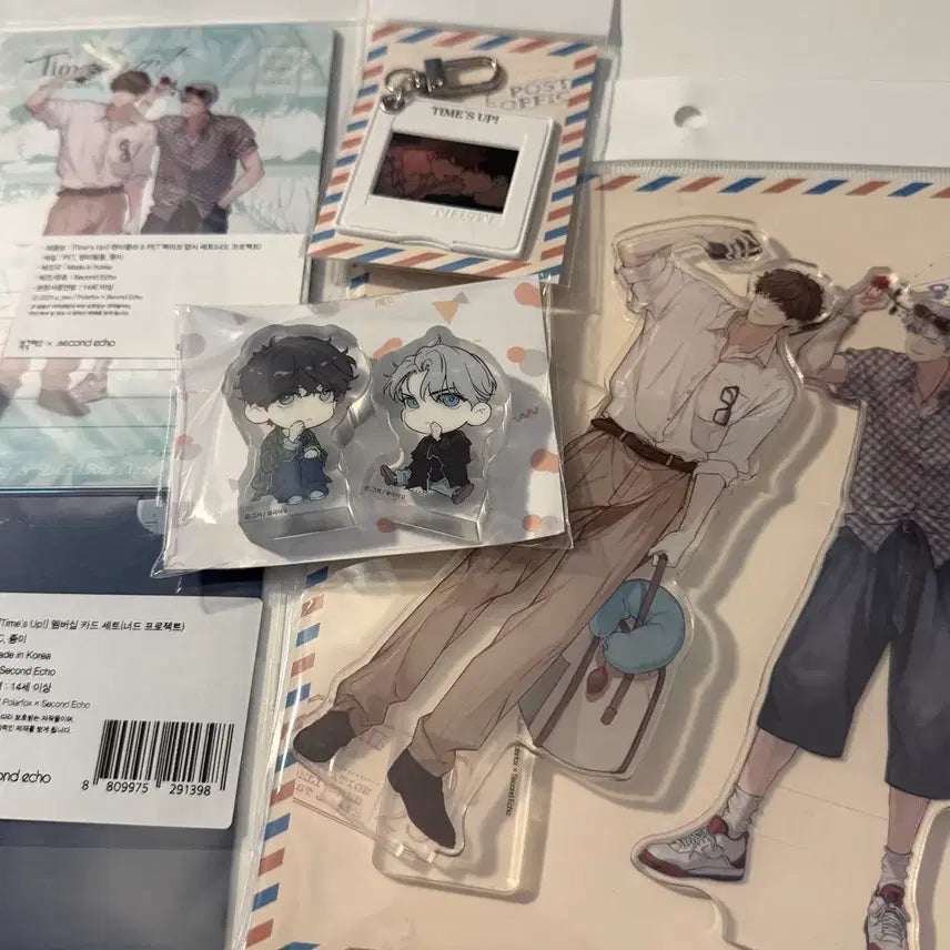 [BUNJANG] Nerd Project Nerfjak Times Up Acrylic Block Set / 너드프로젝트 너프젝 타임즈업 팝업 아크릴 블럭 코롯토 멤버십카드 키링엽서