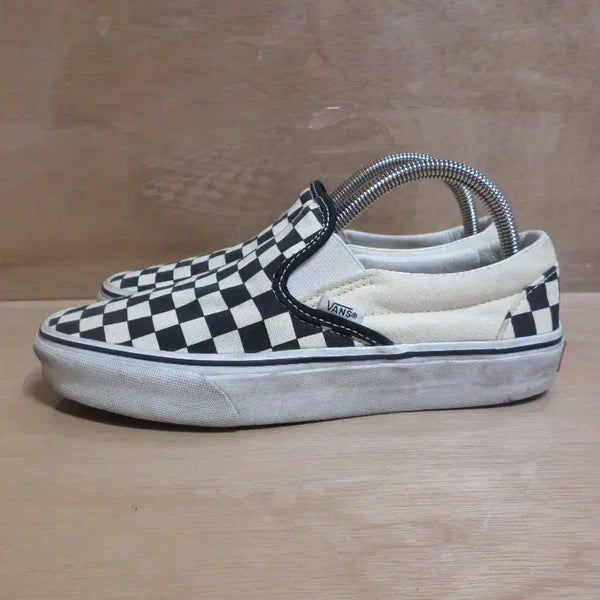 [BUNJANG] Vans Checkerboard Slip-On Sneakers / 후루룩구제2 245 반스 체커보드 슬립온 운동화 260710