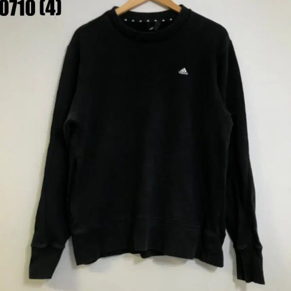 [BUNJANG] Adidas Crewneck Sweatshirt Black / 아디다스 맨투맨 블랙