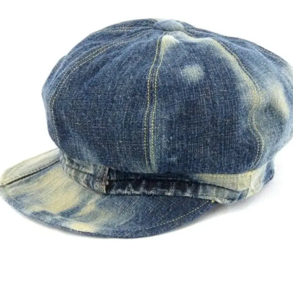 [BUNJANG] KIJIMA TAKAYUKI x WAREHOUSE Denim Newsboy Cap / KIJIMA TAKAYUKI x WAREHOUSE 데님 뉴스보이 캡