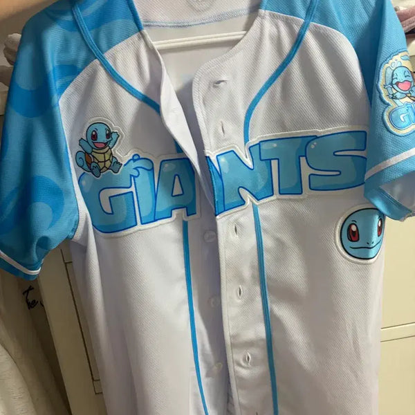 [BUNJANG] Lotte Giants Han Tae-yang #6 Pokemon Collaboration Limited Edition Jersey (Size 85) / 롯데자이언츠 유니폼 팝니다