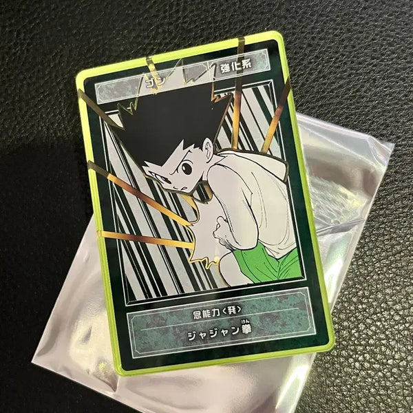 [BUNJANG] Hunter x Hunter Gon Freecss Status Original Art Acrylic Card / 헌터헌터 곤 프릭스 스테이터스 원화 아크릴 카드
