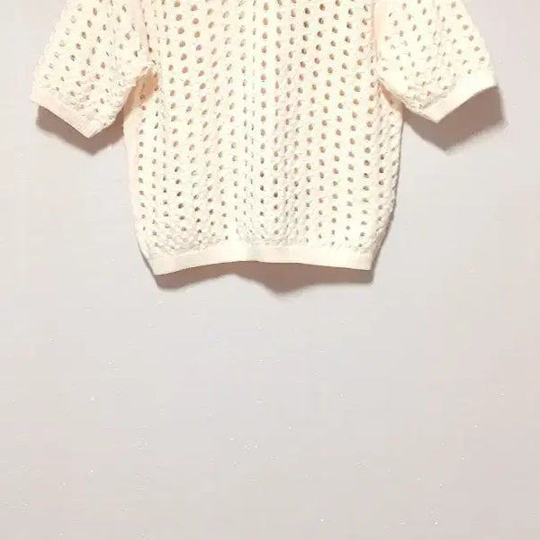 [BUNJANG] MaxMara Openwork Wool V-Neck Short Sleeve Knit / 정품] 막스마라(MaxMara) 오픈워크 울 브이넥 반팔 니트