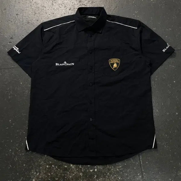 [BUNJANG] Lamborghini Racing Short Sleeve Shirt / 105 람보르기니 레이싱 반팔 셔츠