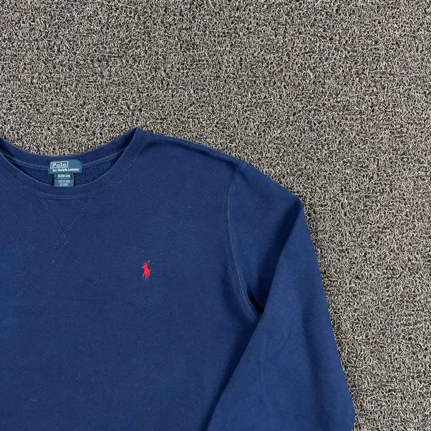 [BUNJANG] Polo Ralph Lauren Navy Pony Sweatshirt XL / 폴로 랄프로렌 네이비 포니 맨투맨