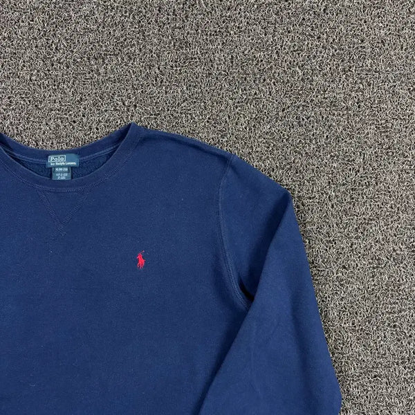 [BUNJANG] Polo Ralph Lauren Navy Pony Sweatshirt XL / 폴로 랄프로렌 네이비 포니 맨투맨