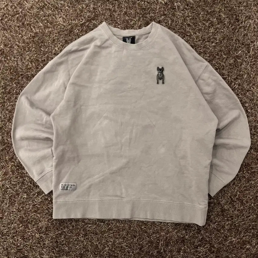 [BUNJANG] Life Work Oversized Sweatshirt / S 라이프워크 오버핏 맨투맨