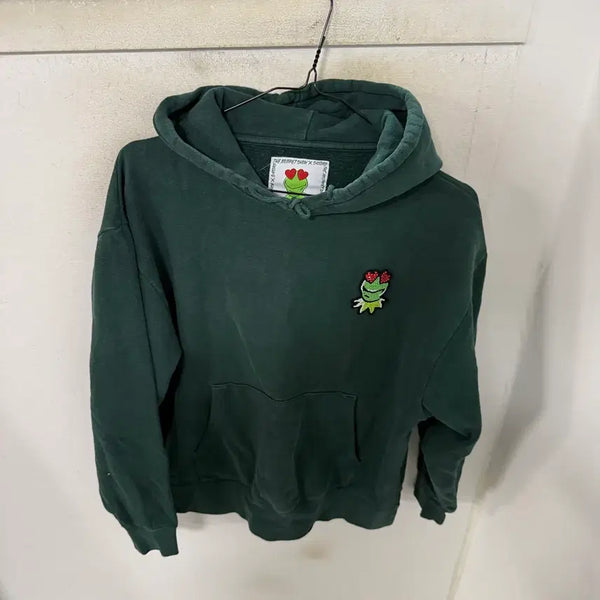 [BUNJANG] Sandro x The Muppet Show Kermit Hoodie / 산드로 X 머펫쇼 후드