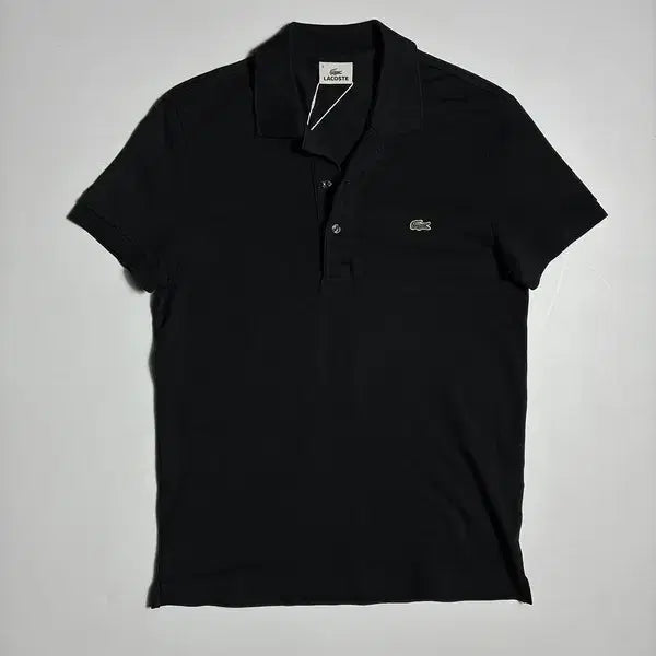 [BUNJANG] Lacoste Signature Crocodile Logo Cotton Short Sleeve Polo Shirt / 라코스테 시그니처 악어 로고 코튼 반팔 카라 티셔츠 R2486