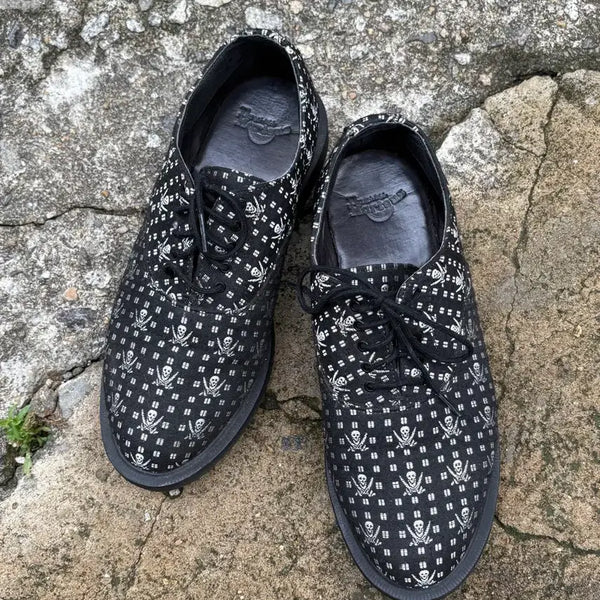[BUNJANG] Dr. Martens Bria Skull Pattern Shoes UK 5 / [230] 닥터마틴 브라이어 스컬패턴 슈즈