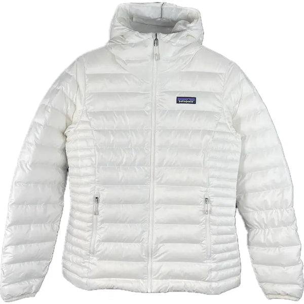 [BUNJANG] Patagonia Down Sweater Hoodie Lightweight Puffer Jacket (White, Size S) / [S] 파타고니아 다운 스웨터 후디 경량 패딩