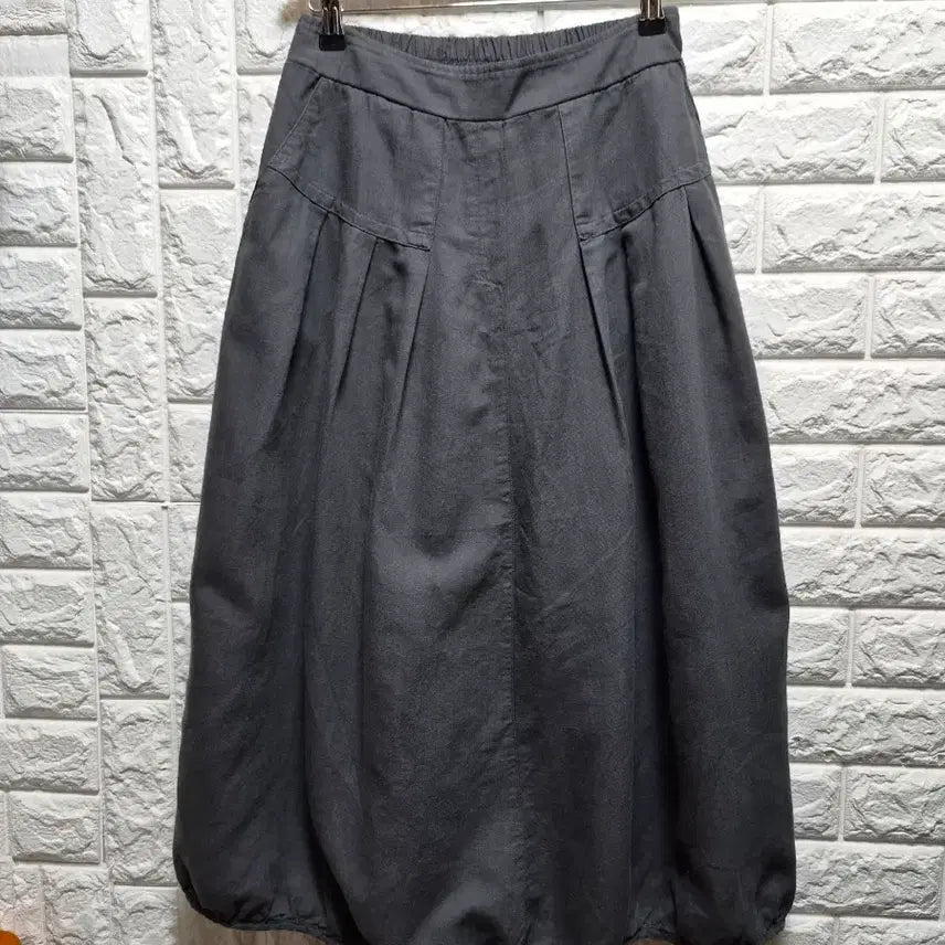 [BUNJANG] Linen Cotton Jar Balloon Skirt / 면.마 항아리  벌룬 스커트