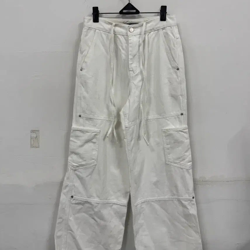 [BUNJANG] Diagonal Ribbon Strap Pants / (S)다이애그널 리본스트랩 팬츠