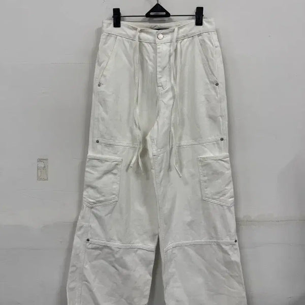 [BUNJANG] Diagonal Ribbon Strap Pants / (S)다이애그널 리본스트랩 팬츠