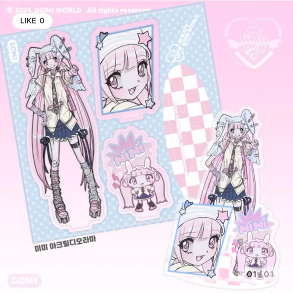 [BUNJANG] Domidomi Acrylic Diorama Bundle Set / 일괄) 도미월드 도도미미 아크릴 디오라마