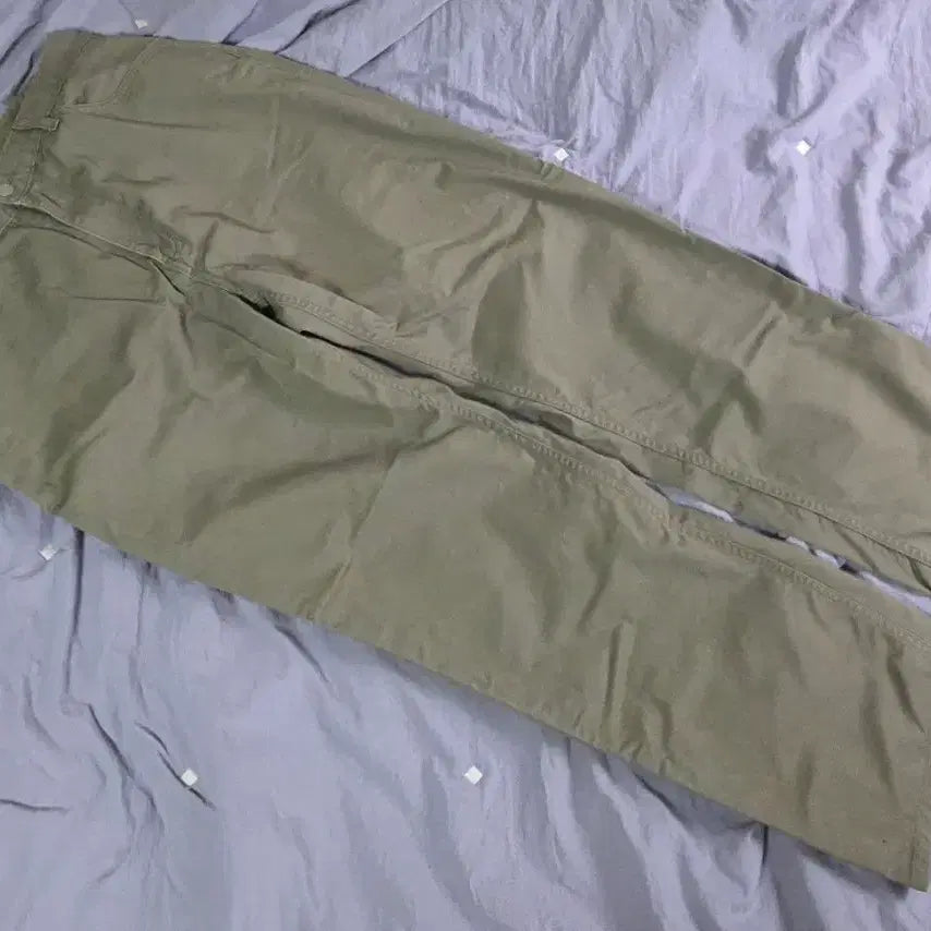 [BUNJANG] Steady Everywear Regular Cotton Pants Olive / 스테디에브리웨어 레귤러 코튼 팬츠 올리브 3