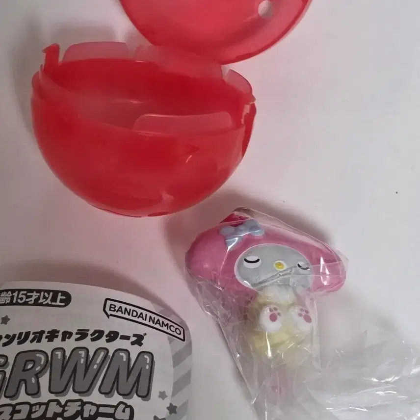 [BUNJANG] Sanrio My Melody GRWM Mascot Keychain Gacha Capsule / [산리오] 마이멜로디 GRWM 마스코트 키링 가챠캡슐