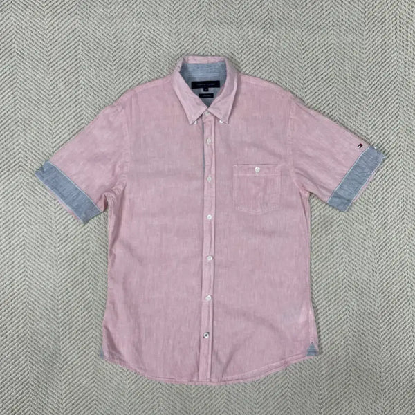 [BUNJANG] Tommy Hilfiger Pocket Short Sleeve Shirt / 타미힐피거 포켓 반팔 셔츠