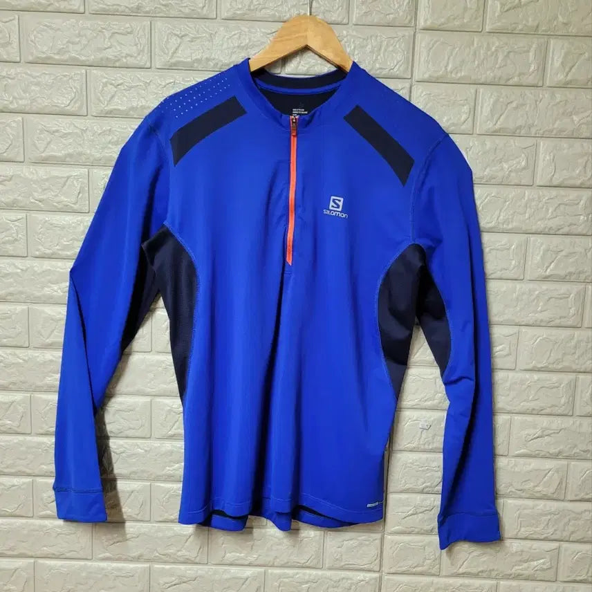 [BUNJANG] Salomon Half Zip Long Sleeve Shirt / [L] 살로몬 하프집업 롱슬리브