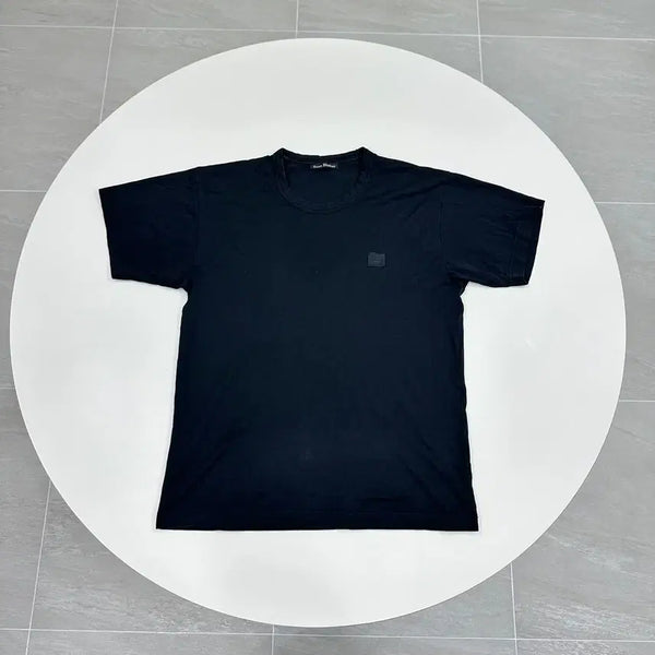 [BUNJANG] Acne Studios Face Logo Short Sleeve T-Shirt Navy Replica XS / Acne Studios페이스 로고 반팔 티셔츠 네이비 레플리카 XS