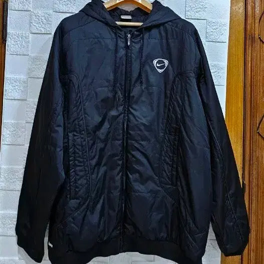 [BUNJANG] Nike Storm-FIT Hooded Zip-Up Jumper Black / 나이키 스톰핏 후드집업 점퍼 블랙 L