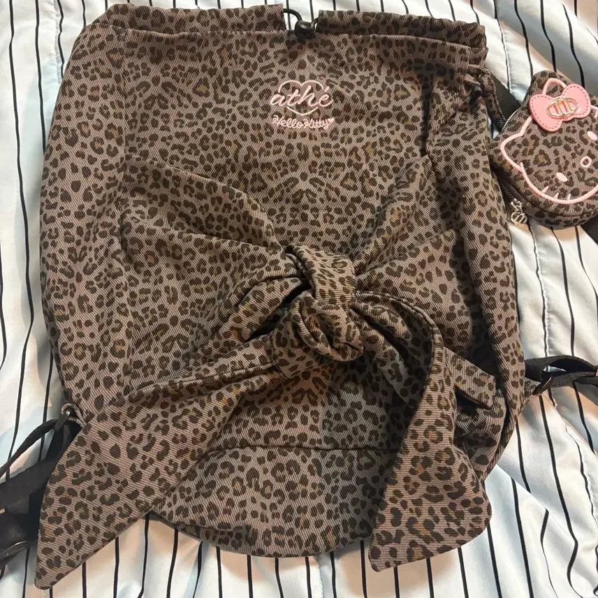 [BUNJANG] Atelier Vanessa Bruno Kitty Leopard Backpack / 아떼바네사브루노 키티 레오파드 백팩