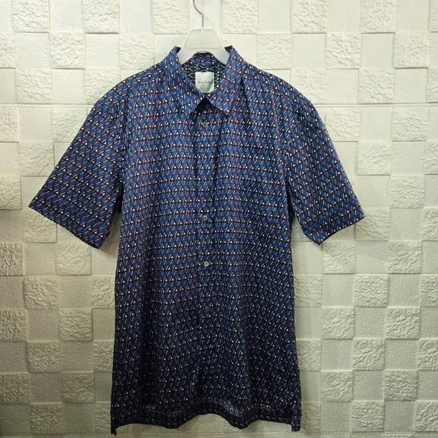 [BUNJANG] Paul Smith Geometric Print Italian Made Men's Shirt / 폴 스미스 (국내택) 신상디자인 새상급