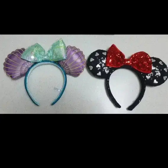 [BUNJANG] Tokyo Disney Resort Minnie Mouse Sequin Headband - Ariel Version / 도쿄 디즈니랜드 머리띠 디즈니씨 미니마우스 인어공주