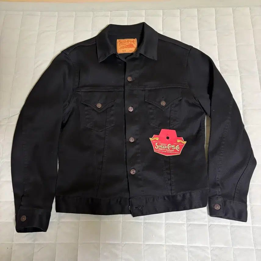 [BUNJANG] Sugarcane 3rd Generation Black Pique Jacket / 슈가케인 3세대 3rd 블랙 자켓