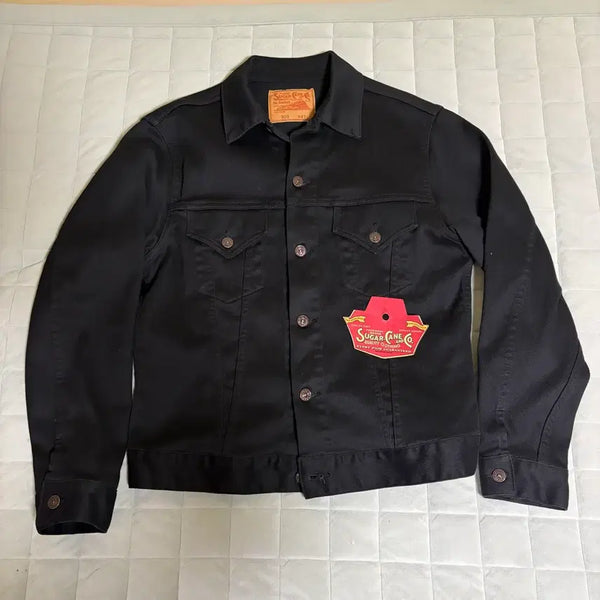 [BUNJANG] Sugarcane 3rd Generation Black Pique Jacket / 슈가케인 3세대 3rd 블랙 자켓