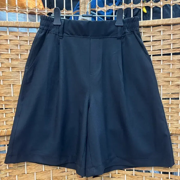 [BUNJANG] Black Suit Shorts / 정장 반바지