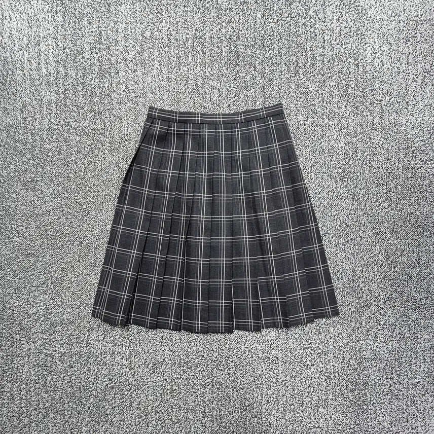 [BUNJANG] Junko Koshino Vintage Tartan Check Pleated Tennis Skirt / 빈티지9. (일본빈티지) 준코 코시노 타탄 체크 플리츠 테니스 스커트