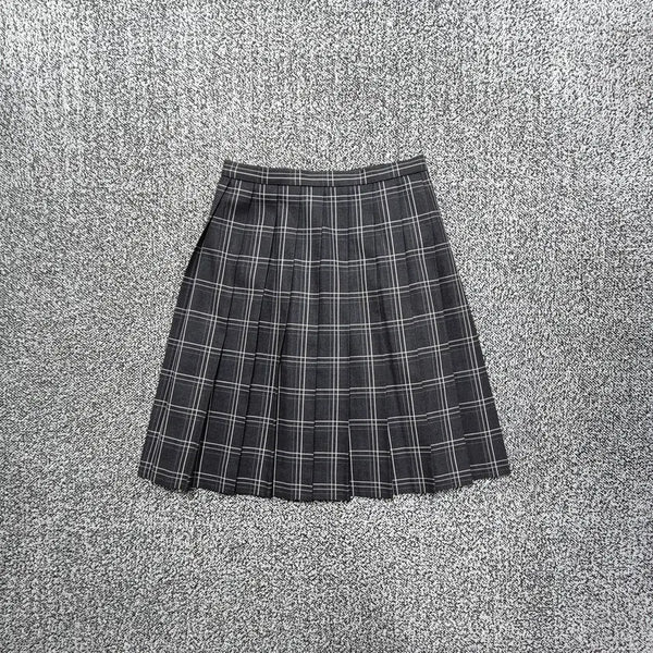 [BUNJANG] Junko Koshino Vintage Tartan Check Pleated Tennis Skirt / 빈티지9. (일본빈티지) 준코 코시노 타탄 체크 플리츠 테니스 스커트