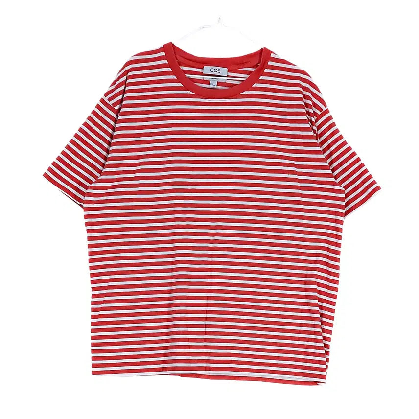 [BUNJANG] COS Men's Minimal Striped Loose Fit T-Shirt XL / 코스 남성 미니멀 루즈핏 반팔티 110 단가라 00647