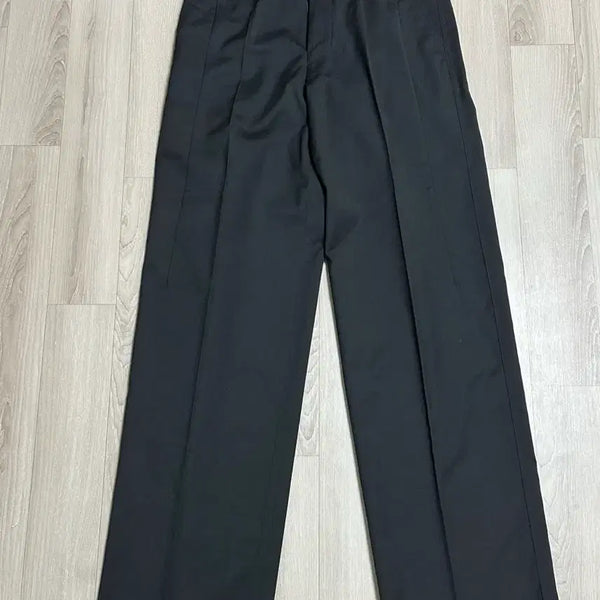 [BUNJANG] Stu Black Slim Fit Slacks Size S / Stu 슬랙스