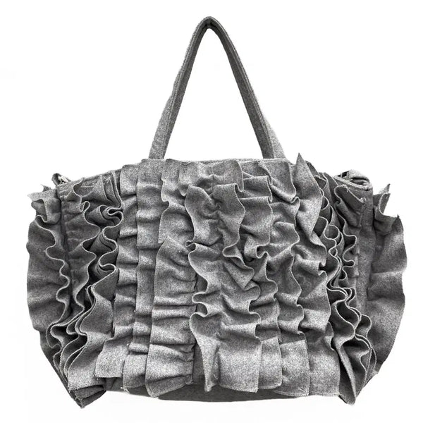 [BUNJANG] Beams Draping Shoulder Bag Gray / 빔즈 (Beams)