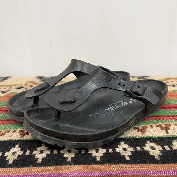 [BUNJANG] Birkenstock Gizeh Black Sandals / 버켄스탁 지제 블랙 샌들 쪼리 240 X02159
