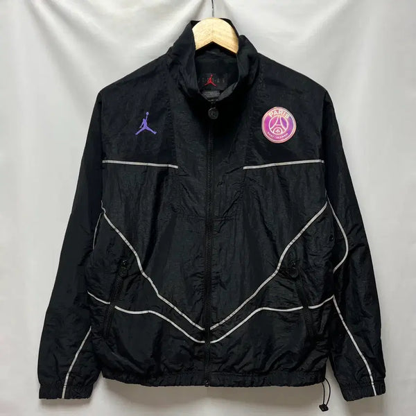[BUNJANG] Nike Jordan Paris Saint-Germain (PSG) Anthem Jacket Black Windbreaker / [정품/M] 나이키 조던 파리생제르망 PSG 엔썸자켓 블랙 바람막이