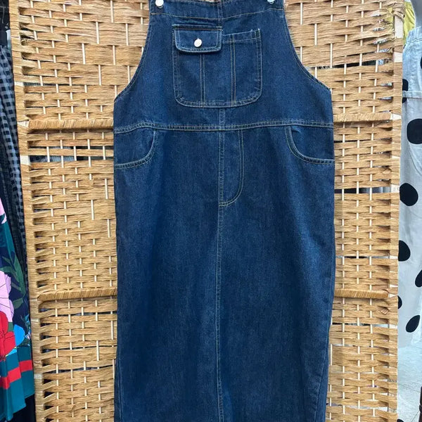 [BUNJANG] Pop Eye Denim Skirt / 뽀빠이 치마