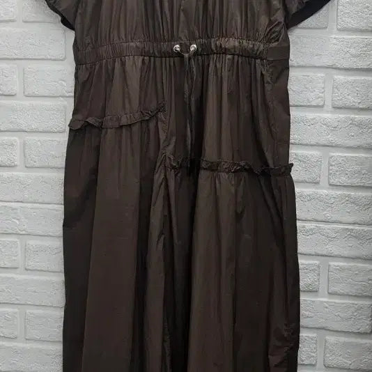 [BUNJANG] MAX KARRA Frill Spandex Long Dress / A4772  프릴 스판 원피스(MAX KARRA)