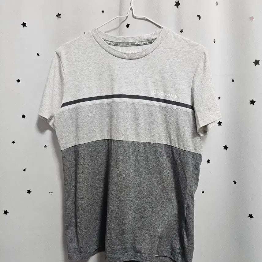 [BUNJANG] Discovery Half Sleeve T-Shirt Gray / 디스커버리  반팔 티셔츠 그레이